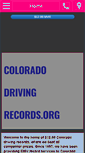 Mobile Screenshot of coloradodrivingrecords.org
